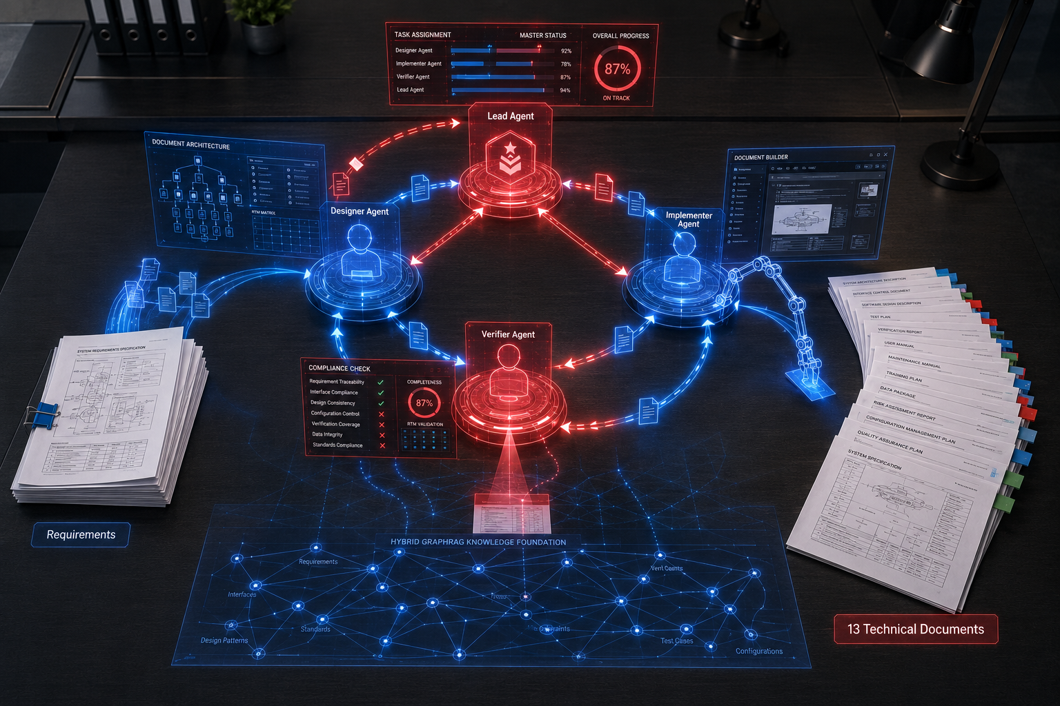 AI Agent-Based Defense Software Automation